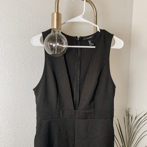 Plunge-Neck Jumpsuit